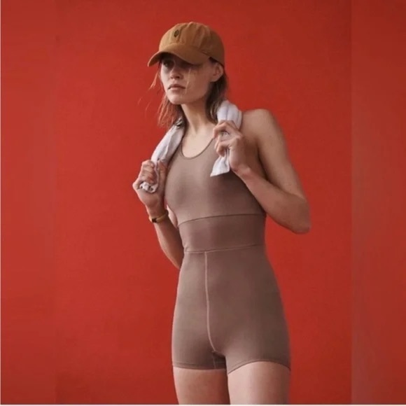 Free People Movement Every Single Time Runsie in Moonrock Size M/L - Picture 4 of 11